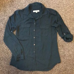 LOFT button down blouse